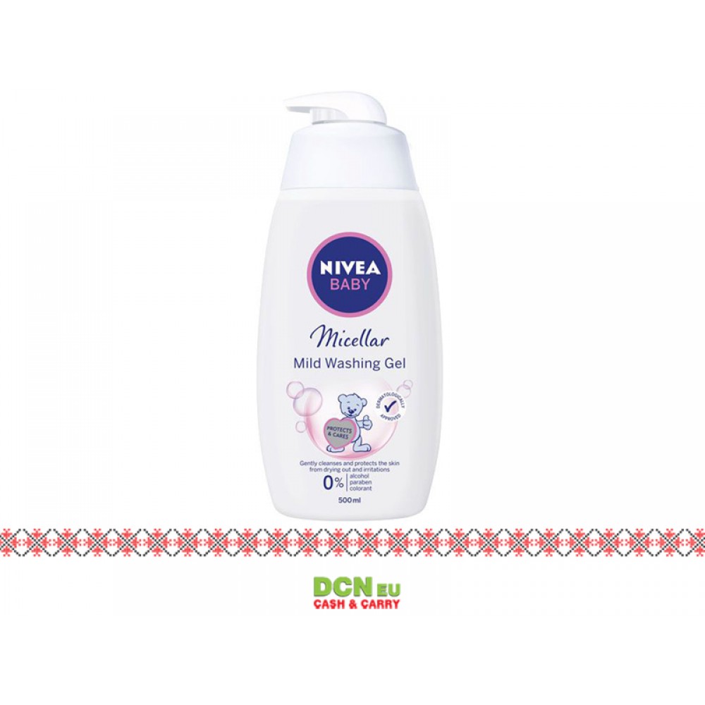NIVEA BABY GEL MICELAR 500ML PROTECTS&CARES