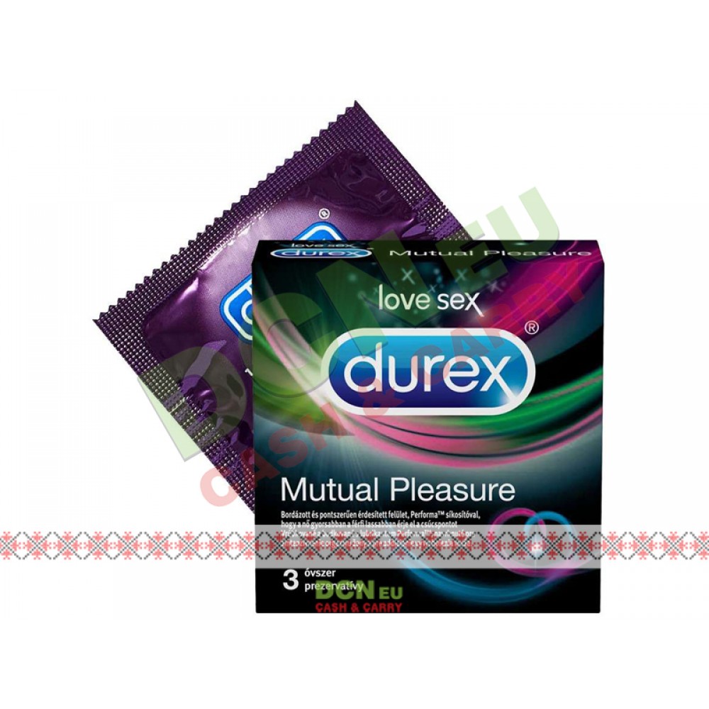 DUREX PREZERVATIVE 3BUC/SET MUTUAL PLESURE 