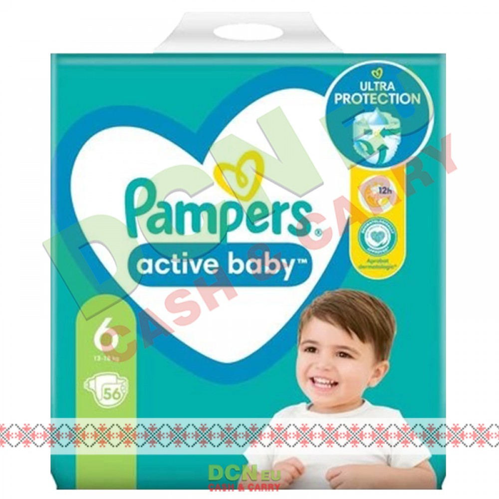 PAMPERS NEW GIANT PACK NR6 15/13-18KG 56BUC
