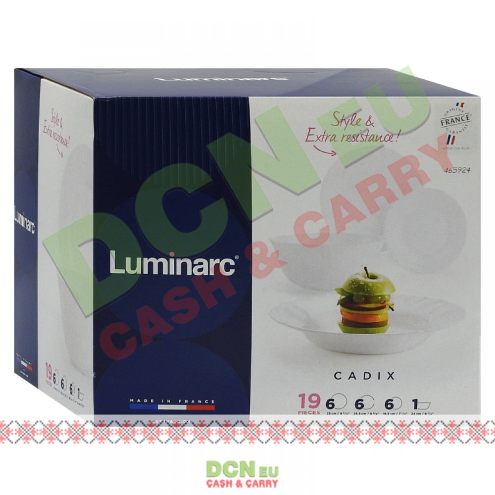LUMINARC SET 19PCS CADIX D6613