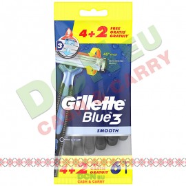 GILLETTE APARAT RAS BLUE3 4+2BUC