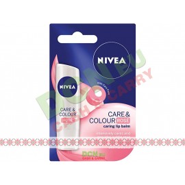 NIVEA LIP CARE 4.8G CARE COLOR ROSE
