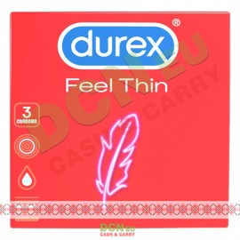 DUREX PREZERVATIVE 3BUC/SET FEEL THIN 