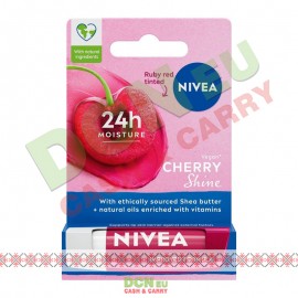 NIVEA LIP CARE 4.8G FRUITY SHINE CHERRY 