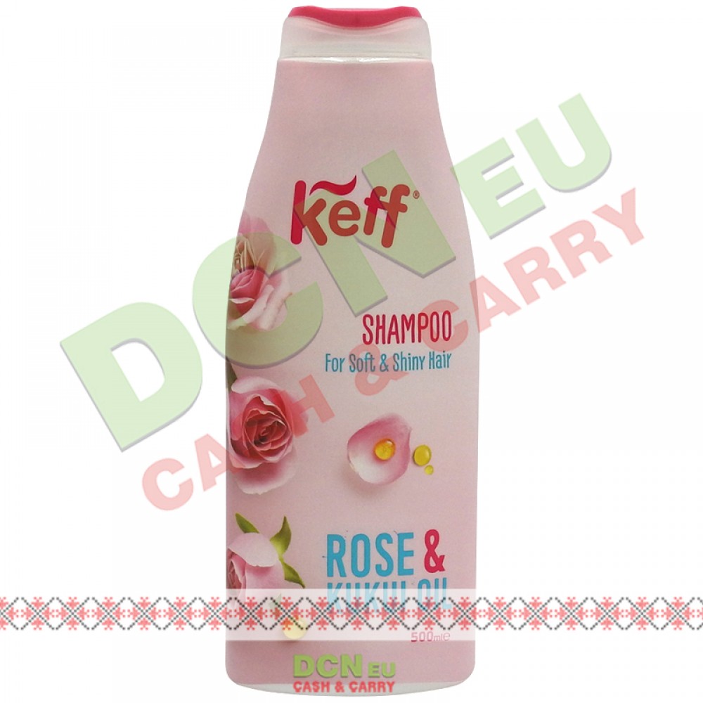 KEFF SAMPON PAR 500ML ROSE KUKUI OIL