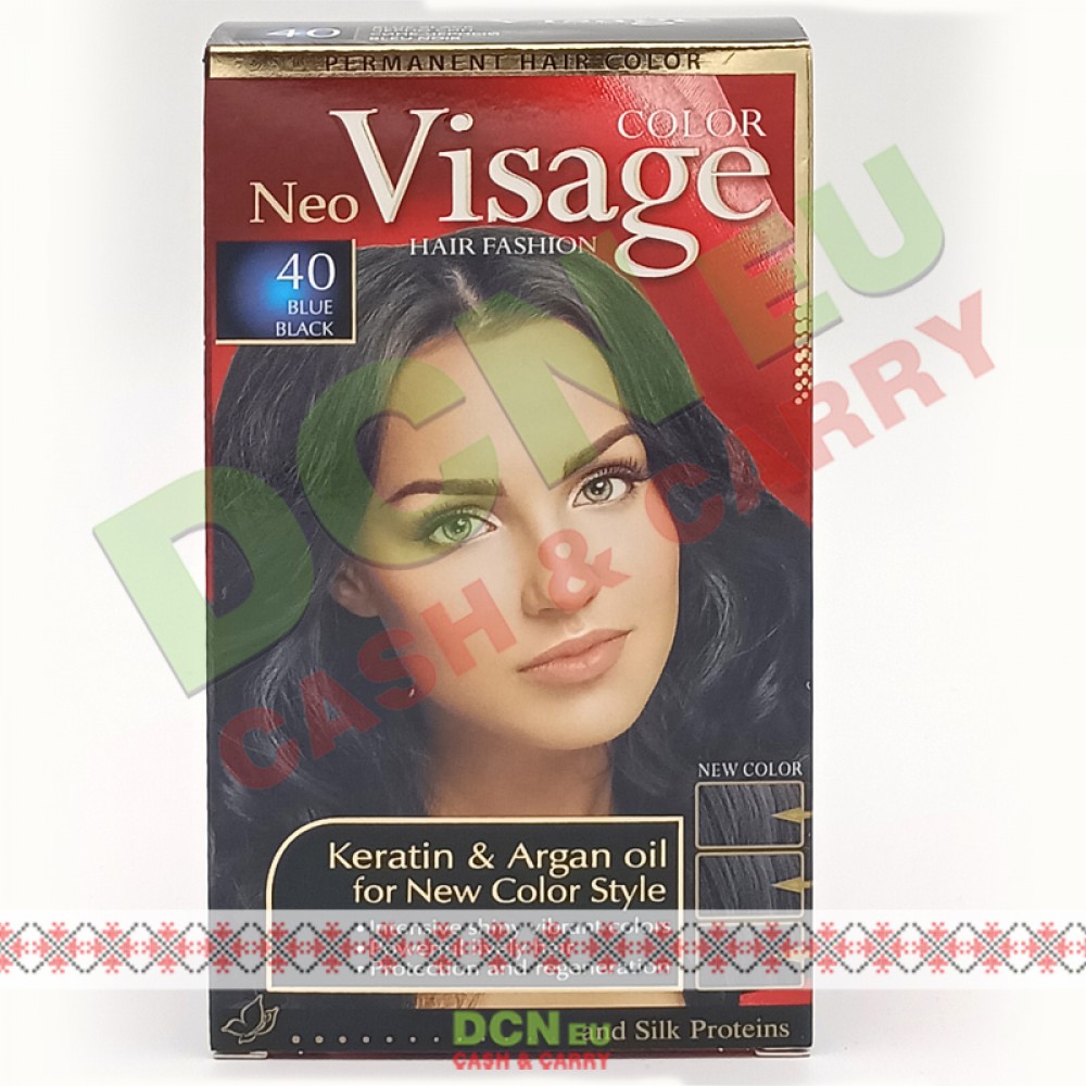 VISAGE NEO VOPSEA PAR 40 NEGRU ALBASTRUI