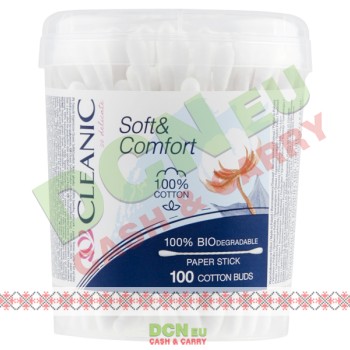 CLEANIC BETISOARE URECHI 100BUC SOFT COMFORT