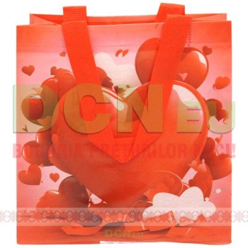SACOSA PIATA 22X23X21CM PVC+TEXTIL WEI A-15931