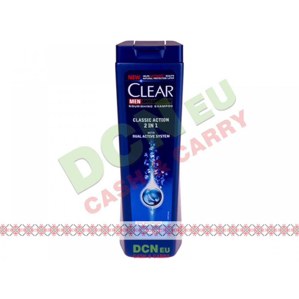 CLEAR SAMPON 250ML MEN CLASSIC ACTION 2IN1 