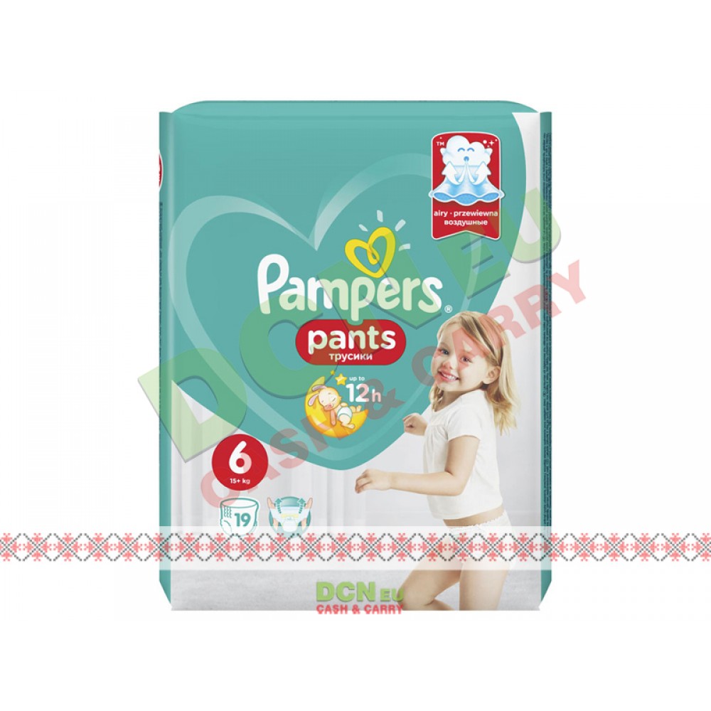PAMPERS SCUTEC PANTS NR.6 EXTRA LARGE 16+KG 19BUC