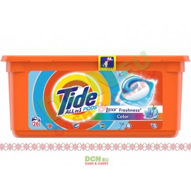 TIDE DETERGENT CAPSULE 26BUC 3 IN 1 PODS LENOR SCENT TOUCH
