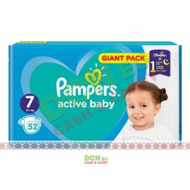 PAMPERS GIANT PACK NR.7 +15KG 52BUC