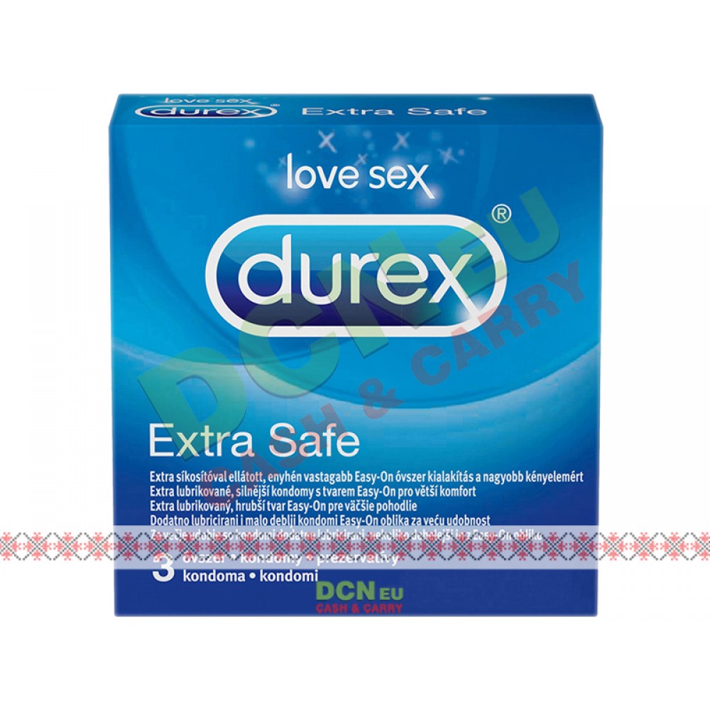 DUREX PREZERVATIVE 3BUC/SET EXTRA SAFE 